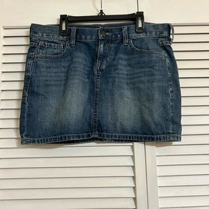 old navy vintage denim skirt